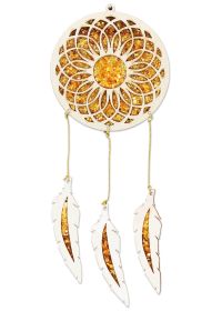 Amber Dreamcatcher, Wood, "My Golden Moment"