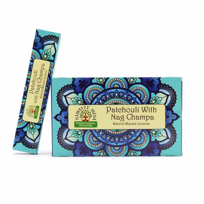Namaste Masala Incense Sticks – Patchouli with Nag Champa